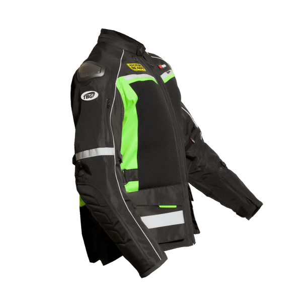 TBG WANDERER - Mesh Riding Jacket Black/Fluro
