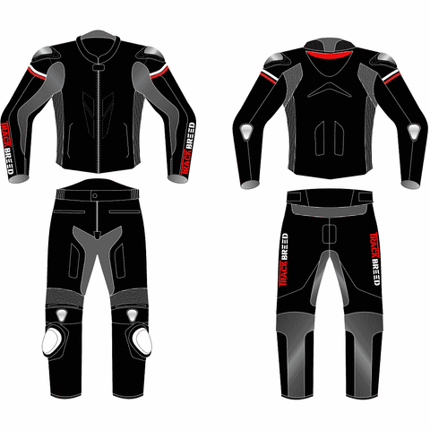 TBG GP Two Piece Race Suit - Black